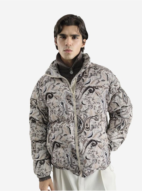 Doudoune bomber à motifs avec col zippé giesto - Kiabi Doudoune bomber à motifs avec col zippé giesto - Kiabi