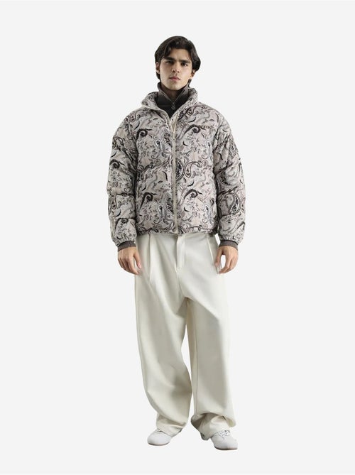Doudoune bomber à motifs avec col zippé giesto - Kiabi Doudoune bomber à motifs avec col zippé giesto - Kiabi