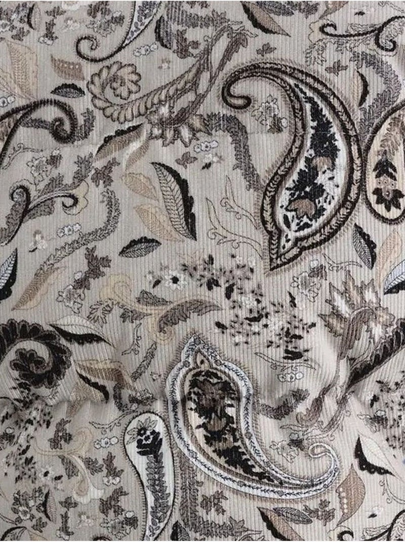 Doudoune bomber à motifs avec col zippé giesto Beige argile - Kiabi