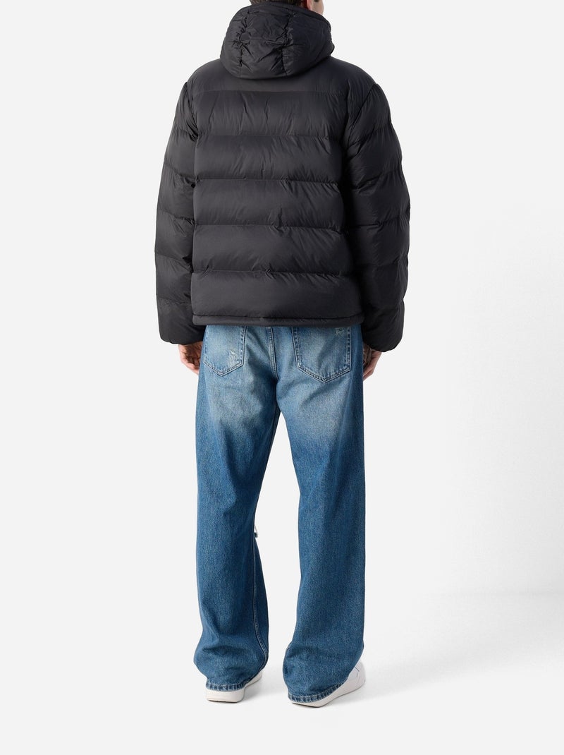 Doudoune Calvin Klein à capuche Noir - Kiabi