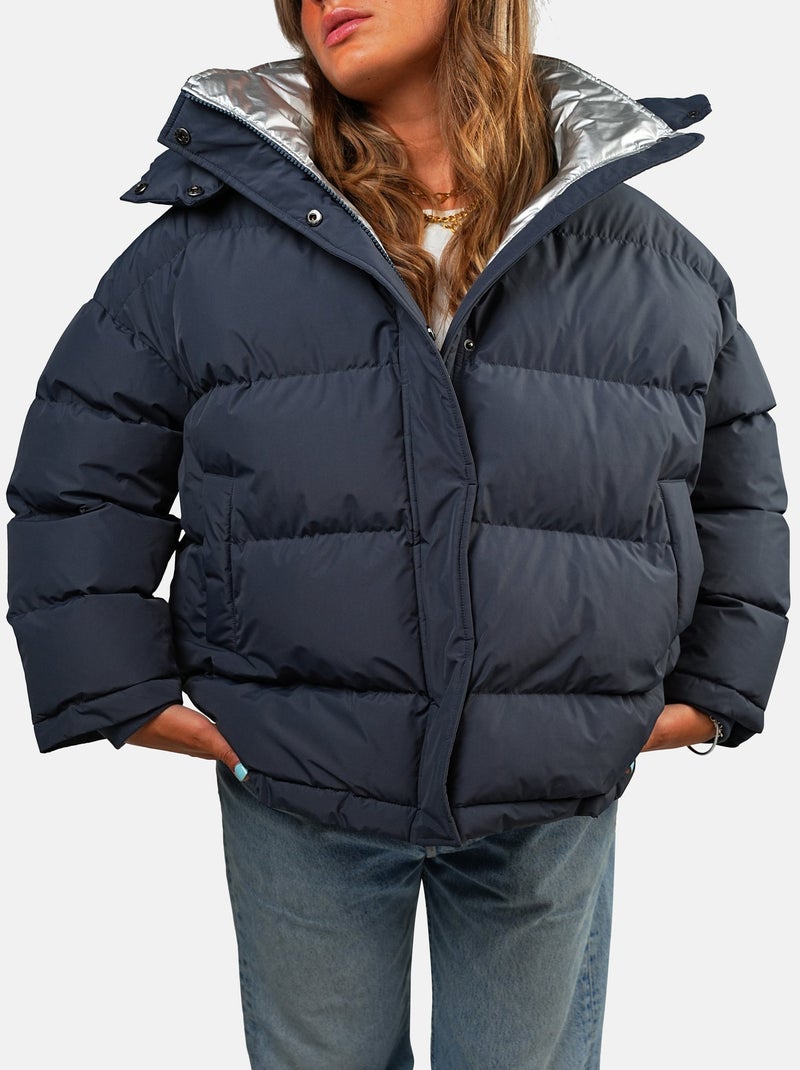 Doudoune  Camus Baker Redskins Bleu Bleu - Kiabi