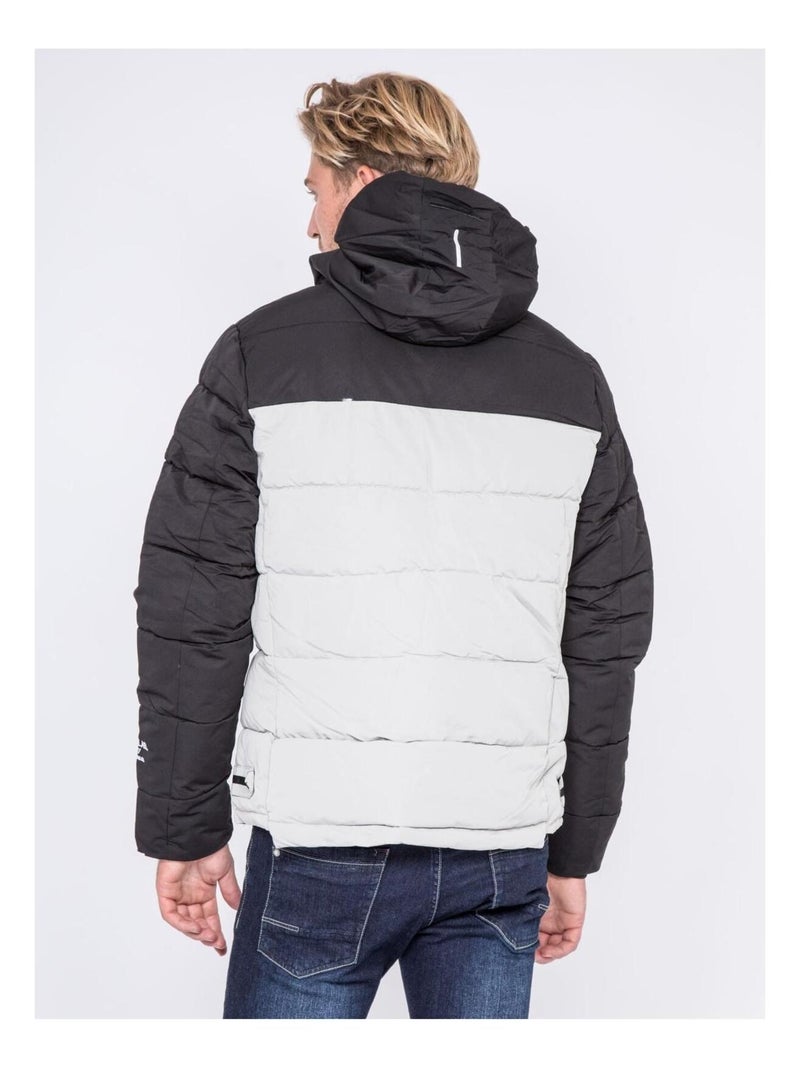 Doudoune capuche amovible ZANDREW Noir - Kiabi