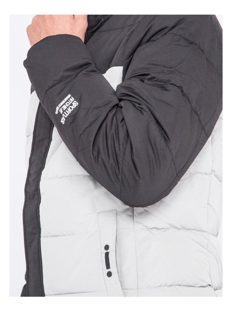 Doudoune capuche amovible ZANDREW Noir - Kiabi