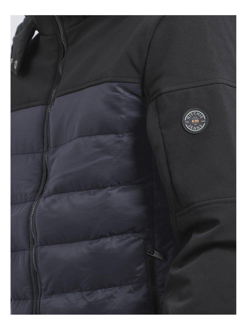 Doudoune capuche amovible ZELEK Gris - Kiabi