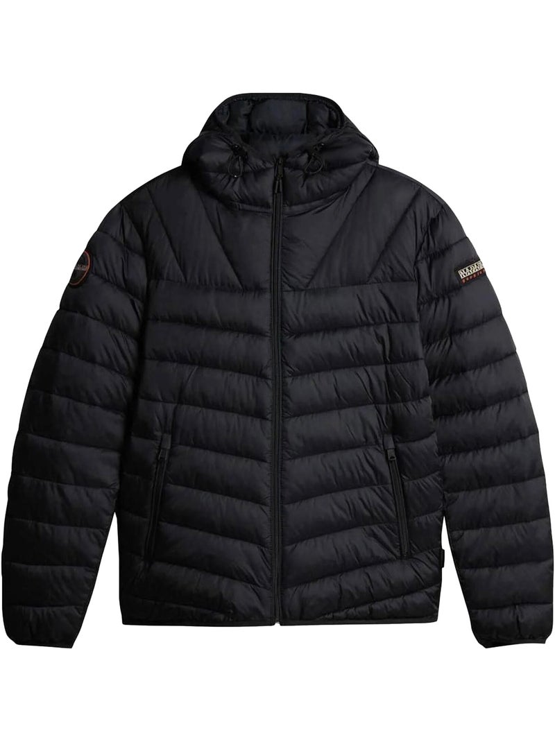 Doudoune Capuche Napapijri Aerons H3 Noir - Kiabi