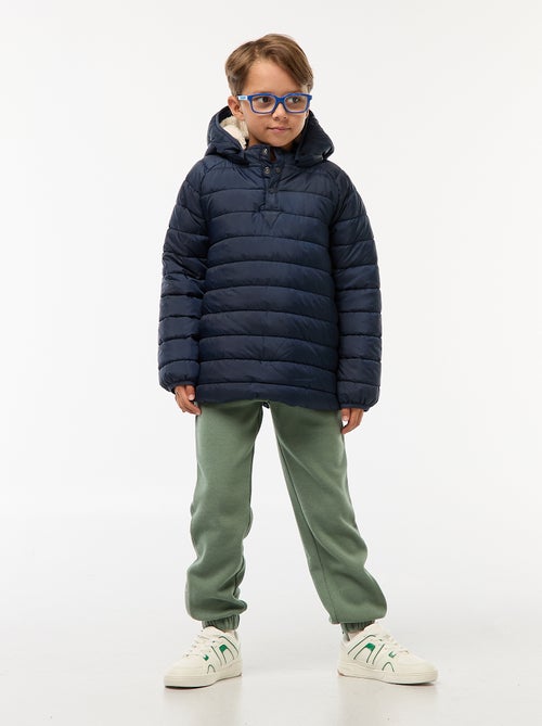 Doudoune chaude à capuche - collection facile à enfiler - Kiabi