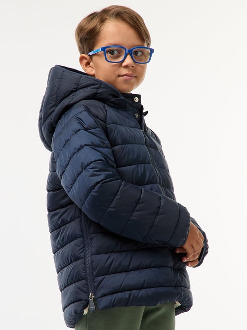 Doudoune chaude à capuche - collection facile à enfiler - Kiabi