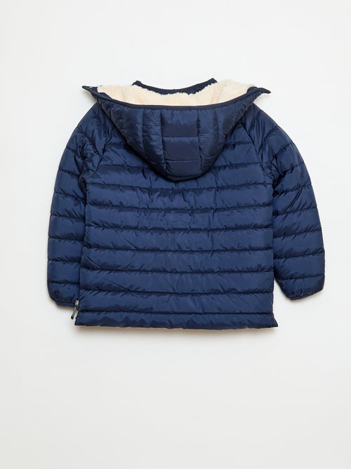 Doudoune chaude à capuche - collection facile à enfiler - Kiabi