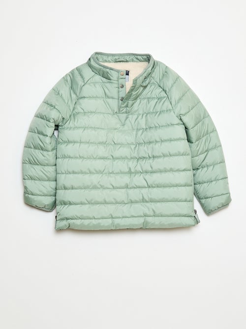 Doudoune chaude à capuche - collection facile à enfiler - Kiabi