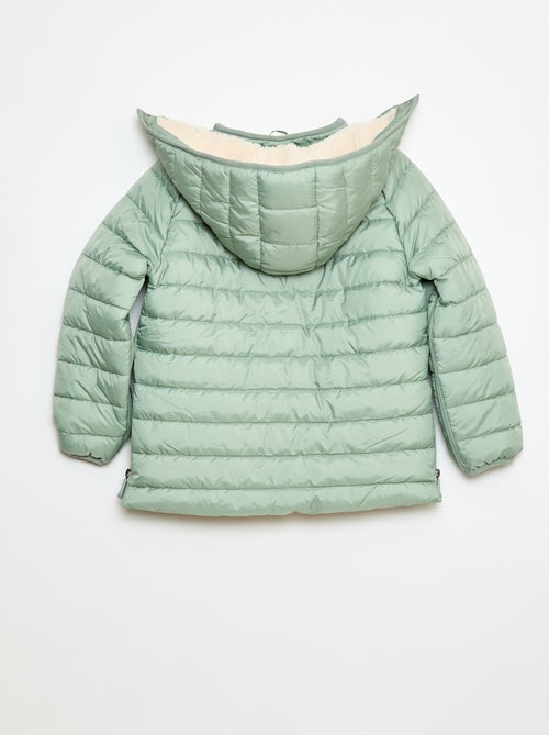 Doudoune chaude à capuche - collection facile à enfiler - Kiabi