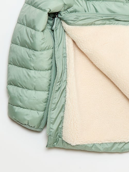 Doudoune chaude à capuche - collection facile à enfiler - Kiabi