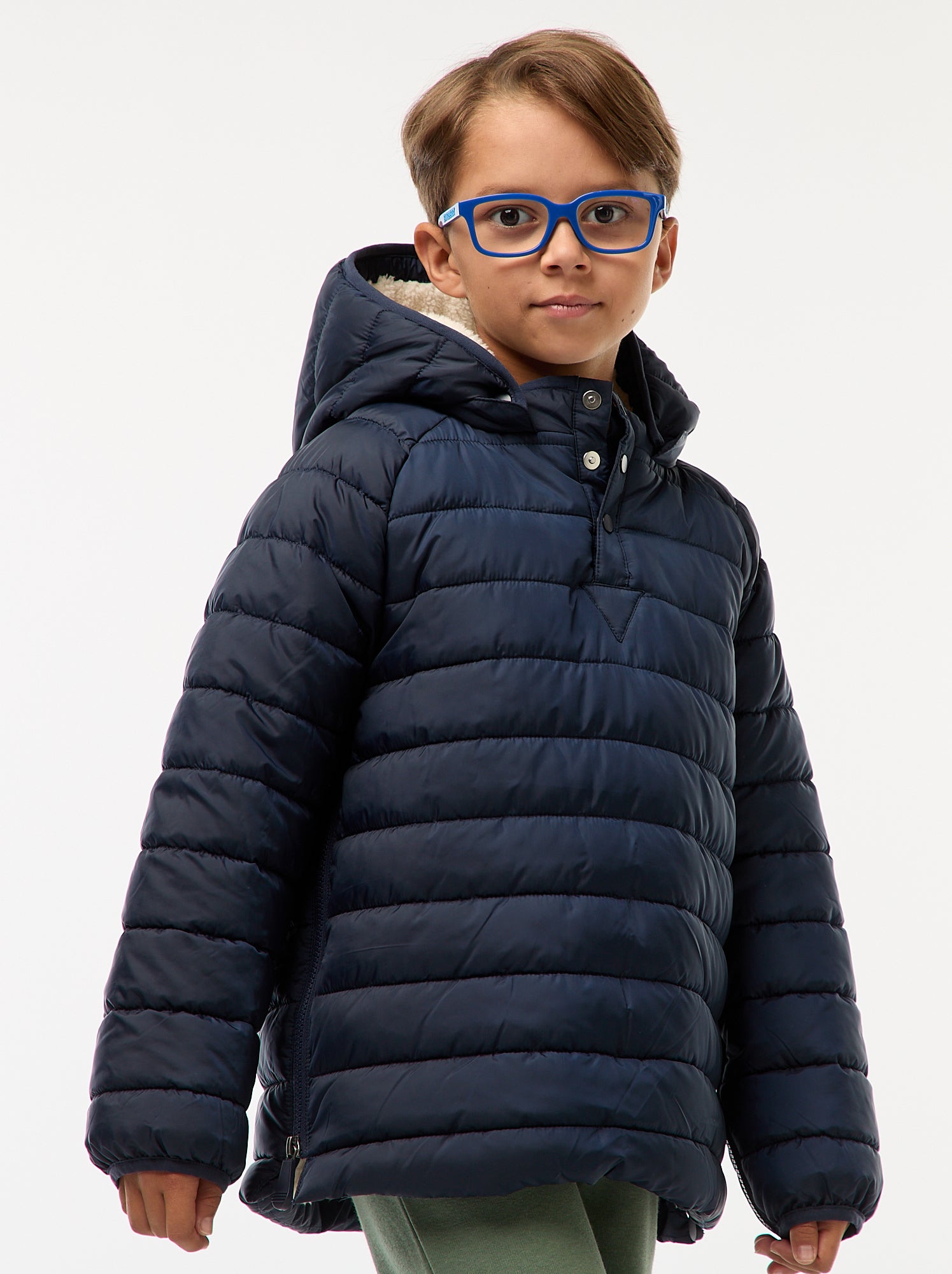 Doudoune Hiver Enfant Garçon Fille FTCayanz - Manteau Matelassé à Capuche - Taille 130-170cm - 100% Polyester - Coupe-vent Et Chaud - 7