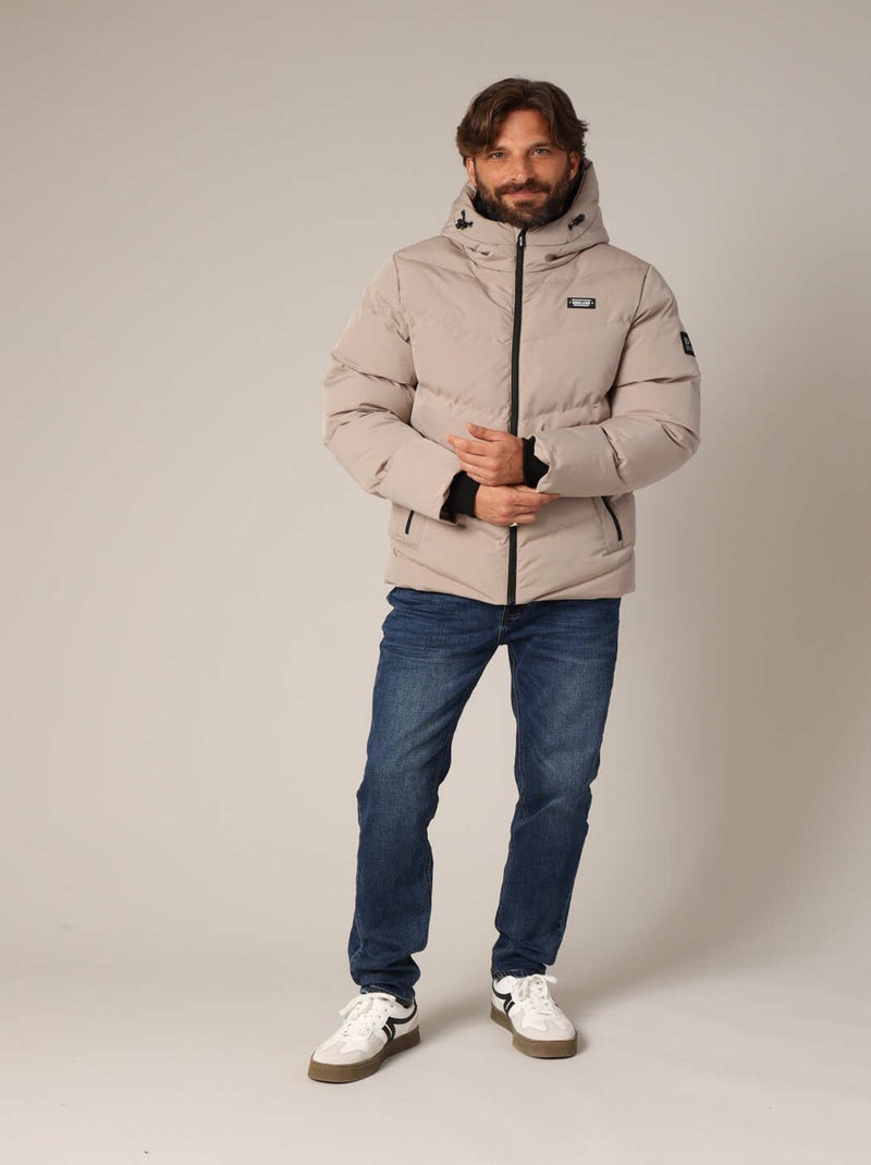 Doudoune chaude avec capuche 'Deeluxe' Beige - Kiabi
