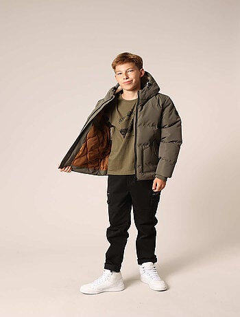 Doudoune chaude et élégante pour garçon, avec capuche
'Deeluxe'