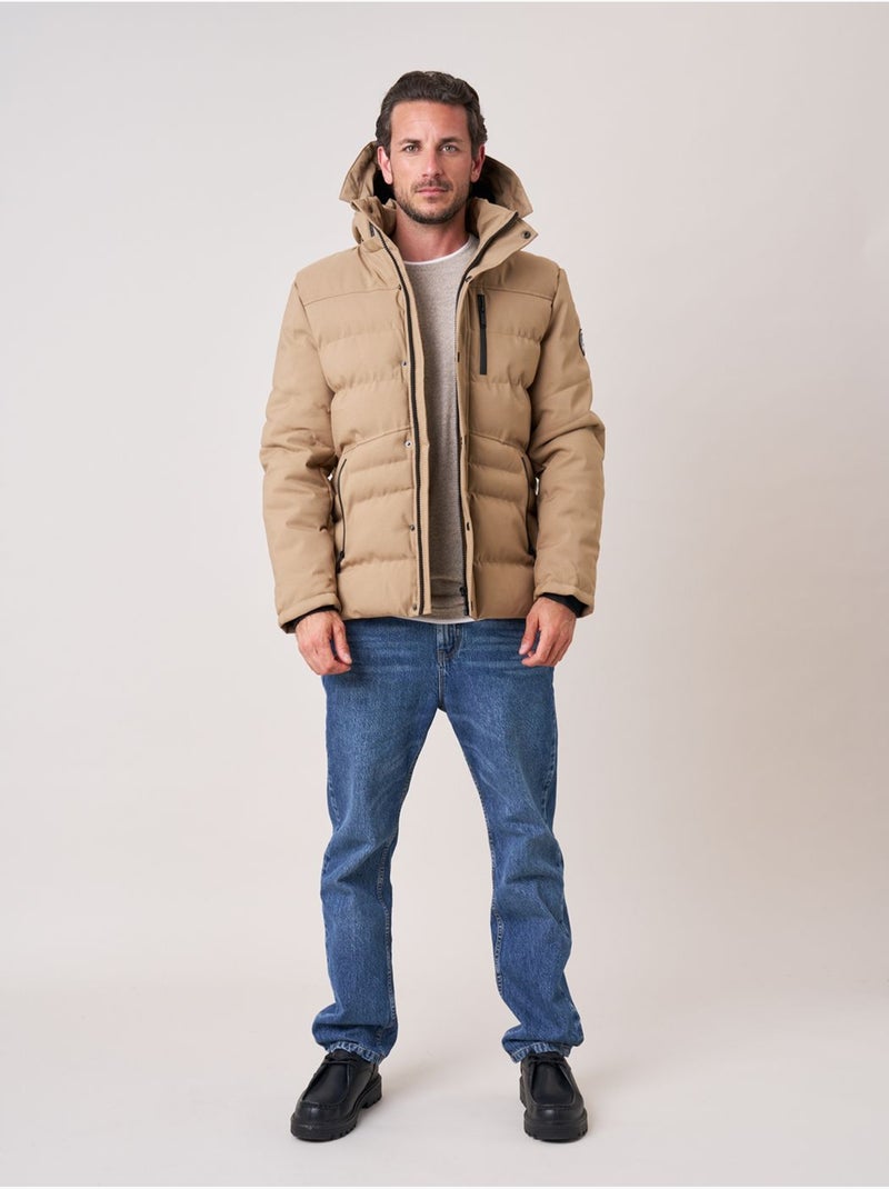 Doudoune chaude homme 'deeluxe' Beige sable - Kiabi