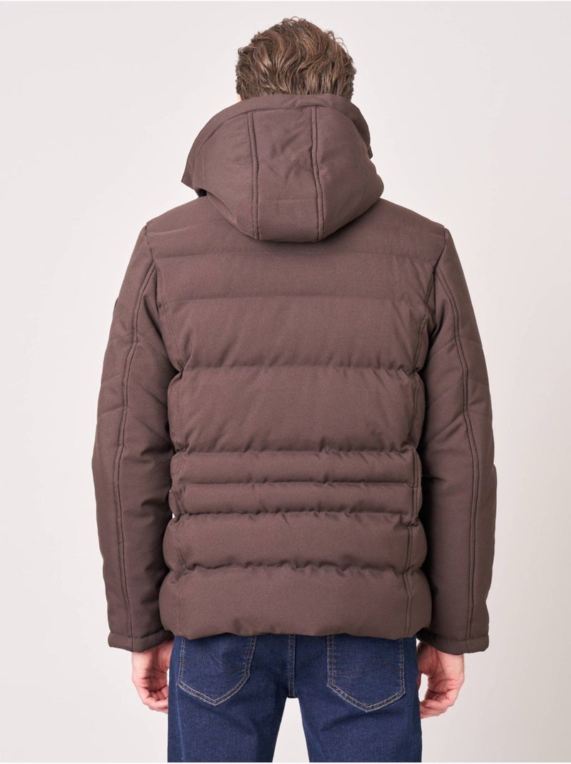 Doudoune chaude homme 'deeluxe' Marron foncé - Kiabi