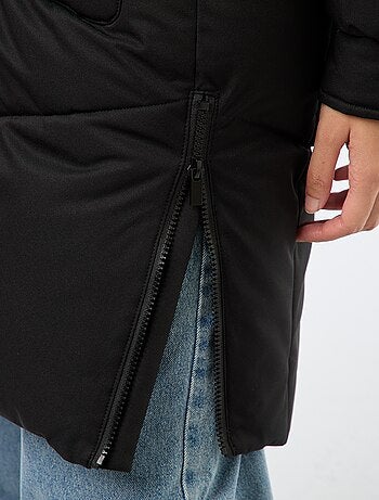 Doudoune chaude longue déperlante à capuche