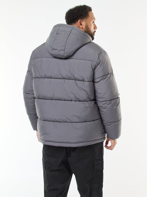 Doudoune chaude matelassée à capuche - Kiabi