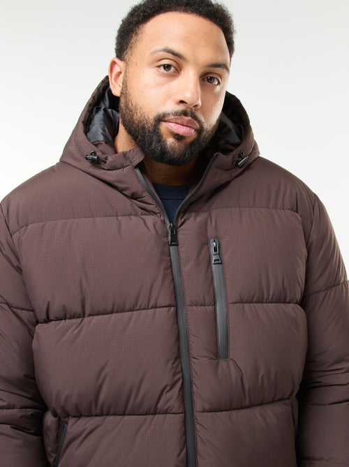 Doudoune chaude matelassée à capuche - Kiabi