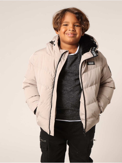 Doudoune chaude pour garçon avec capuche et doublure douce
 'Deeluxe' - Kiabi