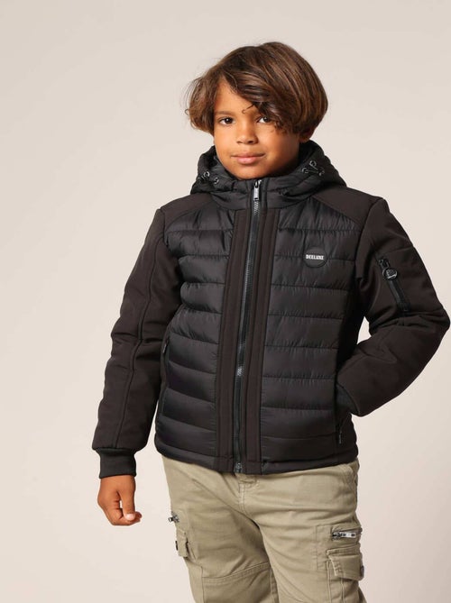 Doudoune chaude pour garçon avec capuche et doublure douce
 'Deeluxe' - Kiabi