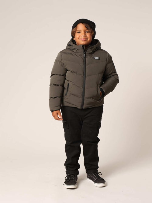 Doudoune chaude pour garçon avec capuche et doublure douce
 'Deeluxe' - Kiabi