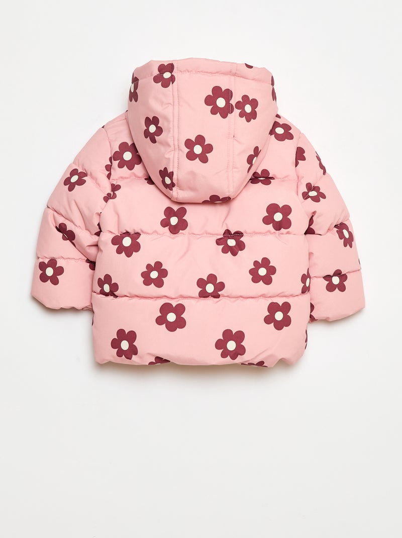 Doudoune chaude repliable Rose - Kiabi