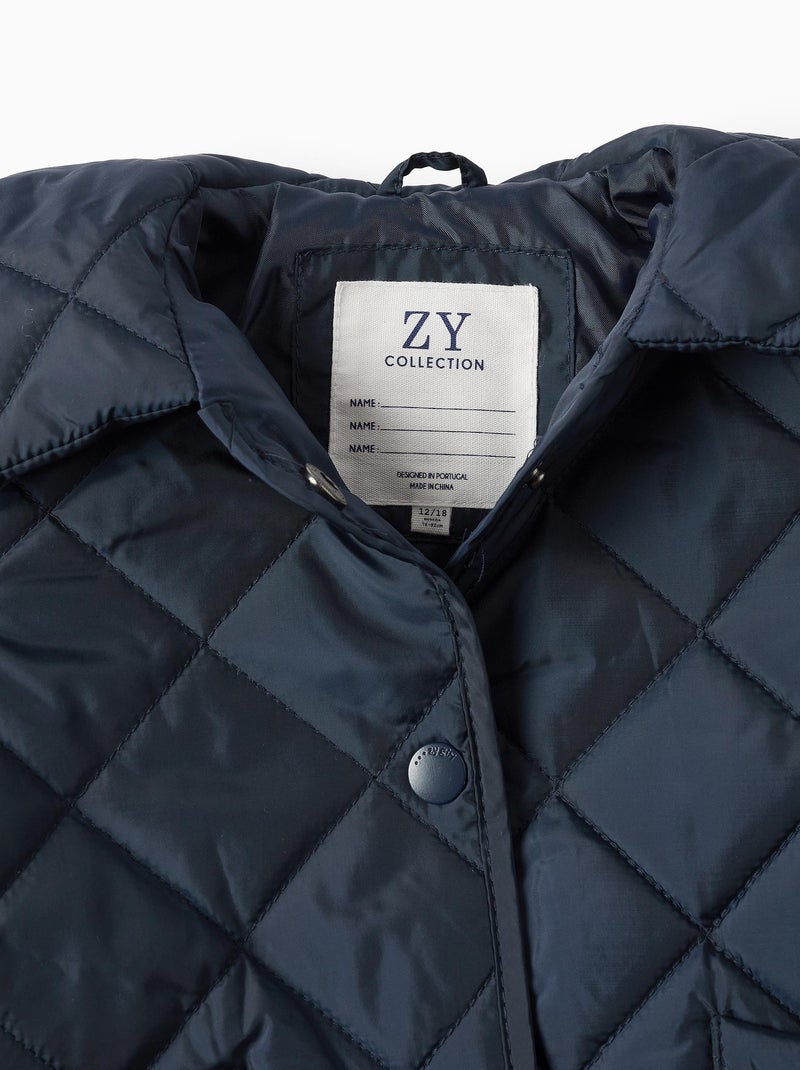 Doudoune Classique Bleu foncé - Kiabi