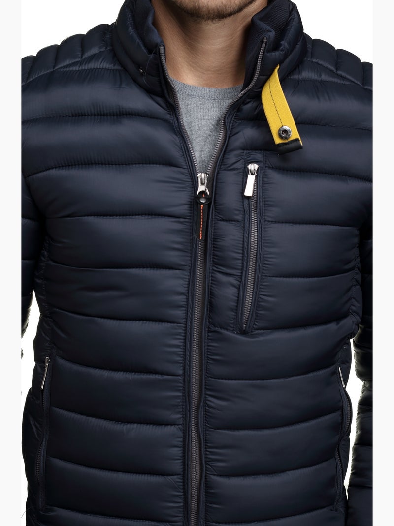 Doudoune col montant Bleu foncé - Kiabi