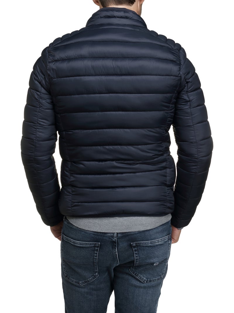 Doudoune col montant Bleu foncé - Kiabi