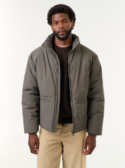 Doudoune col montant emmanchures raglan - Kiabi Doudoune col montant emmanchures raglan - Kiabi