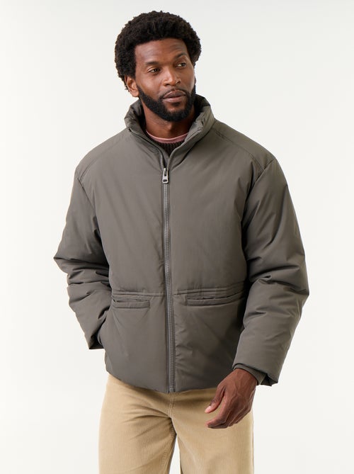 Doudoune col montant emmanchures raglan - Kiabi Doudoune col montant emmanchures raglan - Kiabi