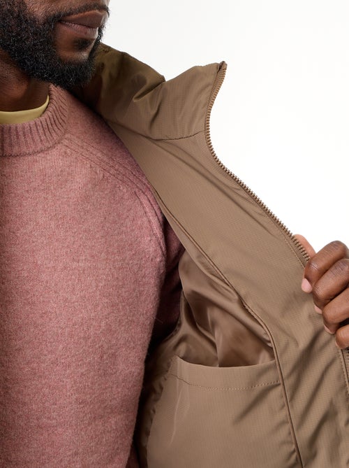 Doudoune col montant emmanchures raglan - Kiabi
