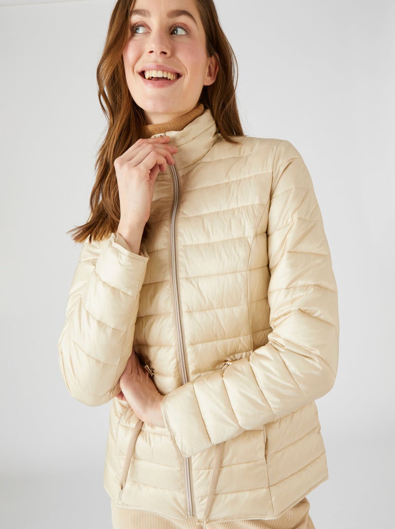 Doudoune col montant, irisée et chaude Thermolactyl - Damart Doré/or - Kiabi