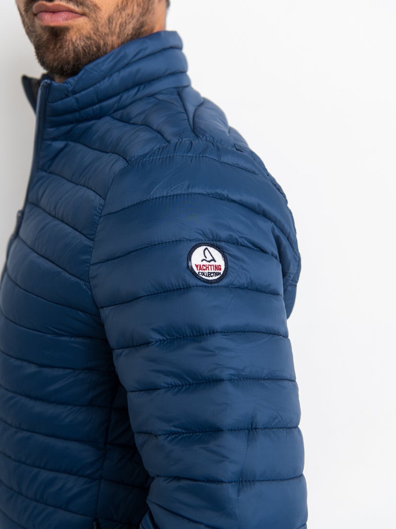 Doudoune col montant manches longues - AFIBEL Bleu - Kiabi