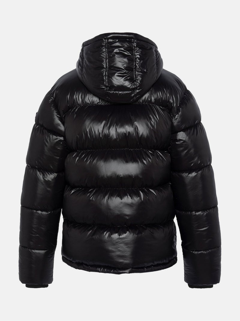 Doudoune columbus  - schott Noir - Kiabi