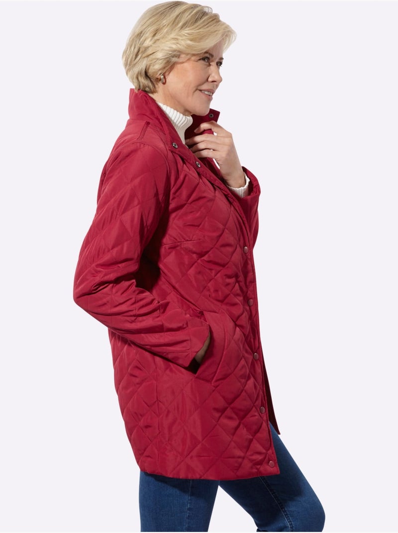 Doudoune Coupe Longue Mode - Taille Courte - Witt Cerise - Kiabi