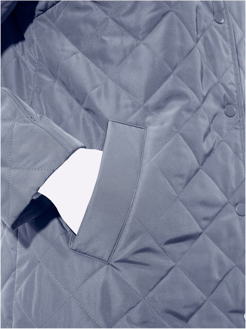 Doudoune Coupe Longue Mode - Taille Courte - Witt Gris tourterelle - Kiabi