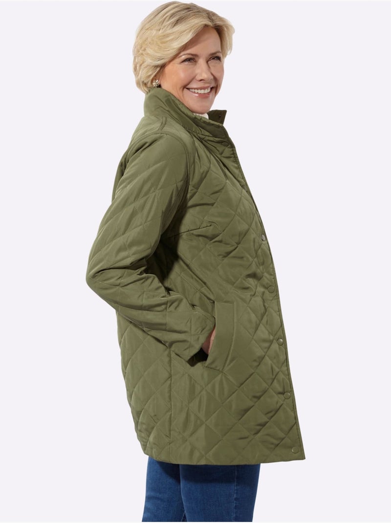 Doudoune Coupe Longue Mode - Taille Courte - Witt Vert olive - Kiabi