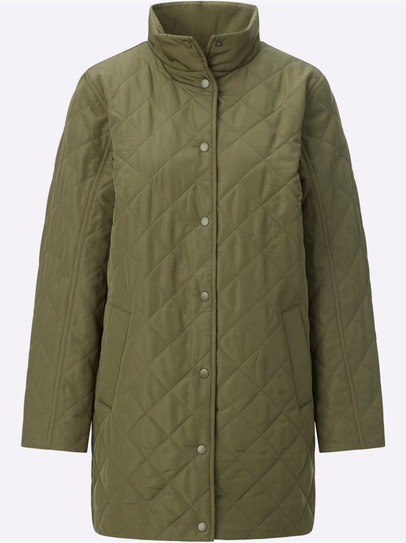 Doudoune Coupe Longue Mode - Taille Standard - Witt Vert olive - Kiabi