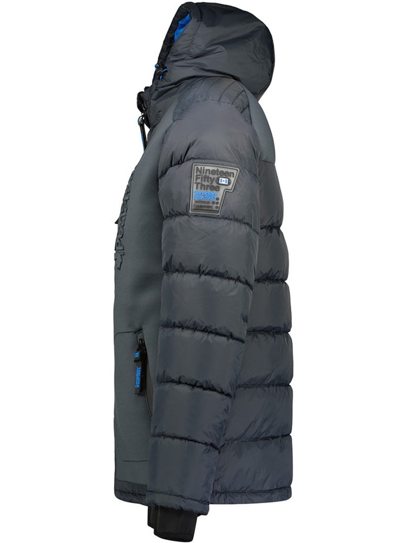 Doudoune coupe-vent à col montant beachweak – canadian peak Gris foncé - Kiabi
