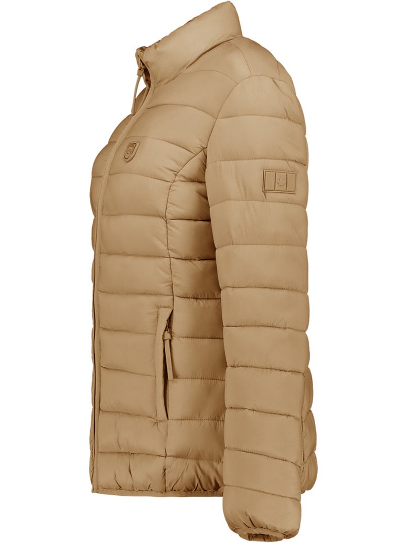 Doudoune coupe-vent akitaleak – canadian peak Taupe - Kiabi