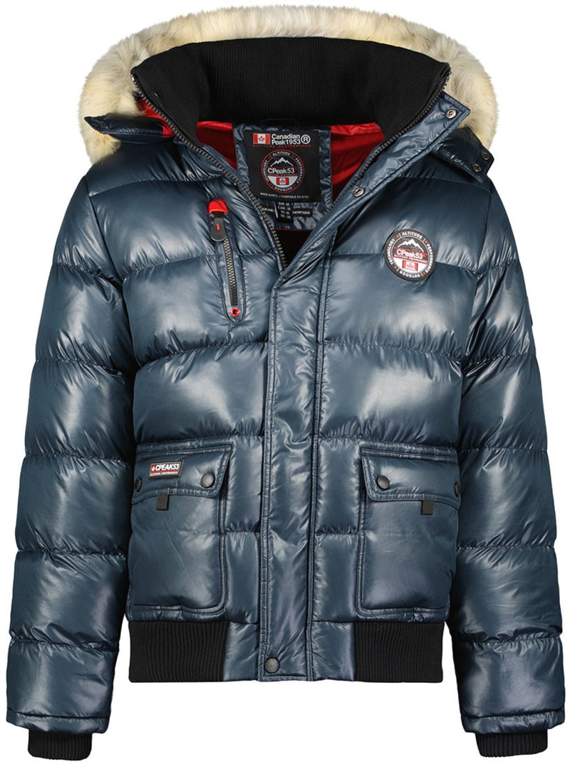Doudoune coupe-vent bugseak – canadian peak Bleu marine - Kiabi