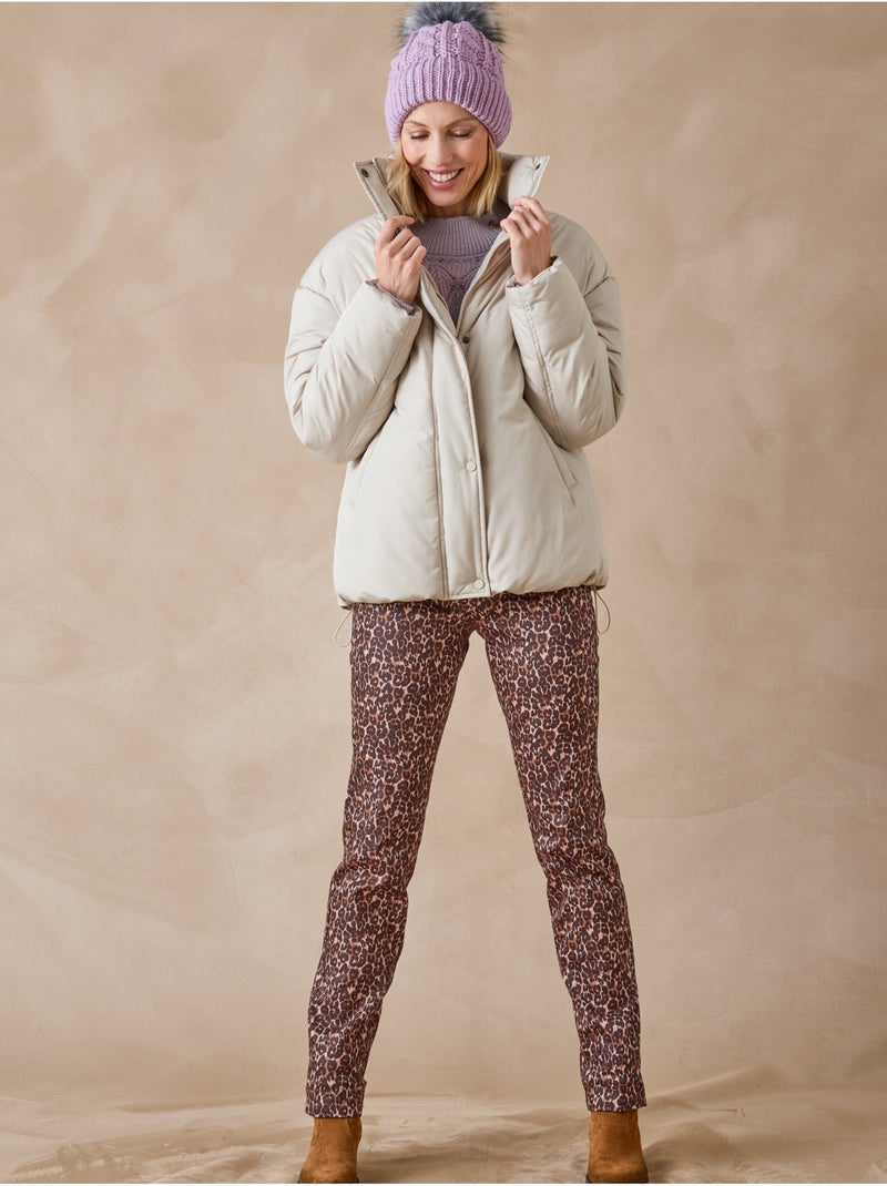 Doudoune courte - DAXON Beige - Kiabi