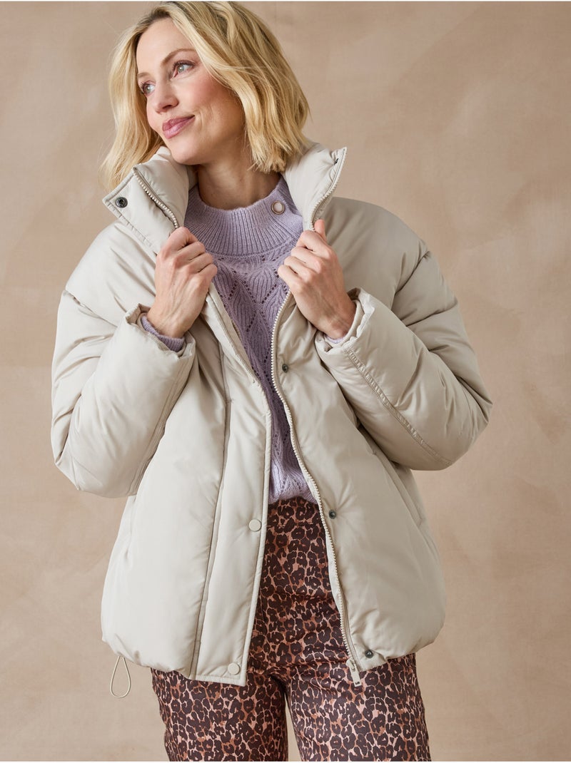 Doudoune courte - DAXON Beige - Kiabi