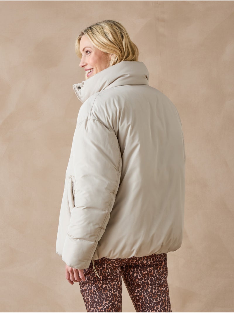 Doudoune courte - DAXON Beige - Kiabi