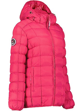 Doudoune courte à capuche amovible bambolineak – canadian peak