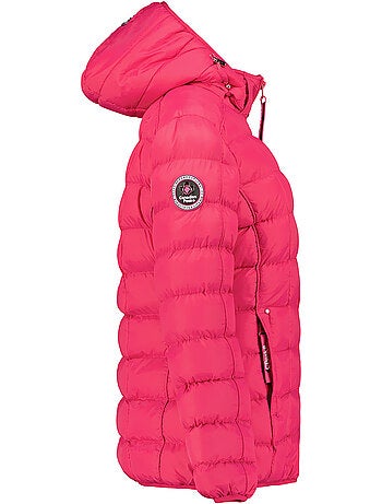Doudoune courte à capuche amovible bambolineak – canadian peak