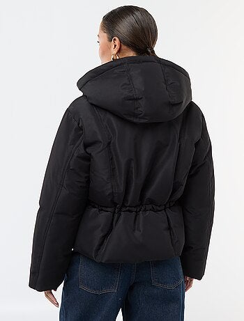 Doudoune courte à capuche fourrée 'JDY'