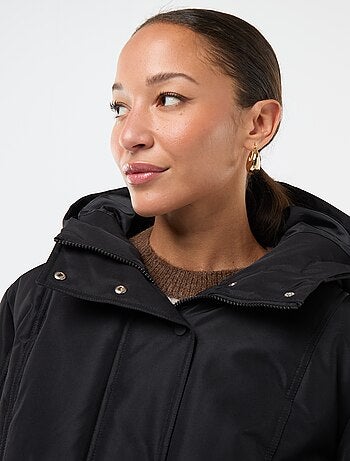 Doudoune courte à capuche fourrée 'JDY'